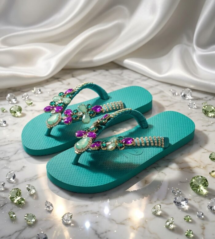 כפכף טורקיז Mint Glow